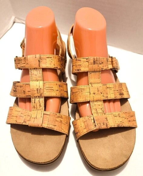 Kim Rogers Herrin Cork Sandals - Size 11 - Picture 1 of 9